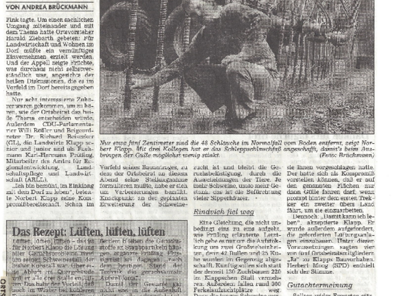 Die Landwirtschaft in Sipperhausen