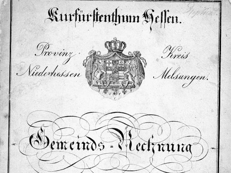 Die Gemeinderechnung in Ostheim von 1825