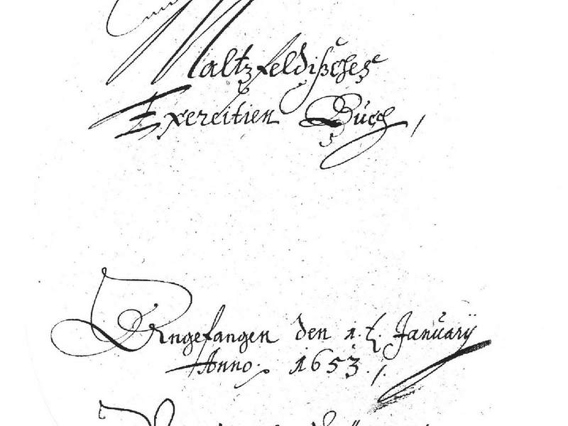 Das Maltzfeldische Exercitienbuch (transkribiert)